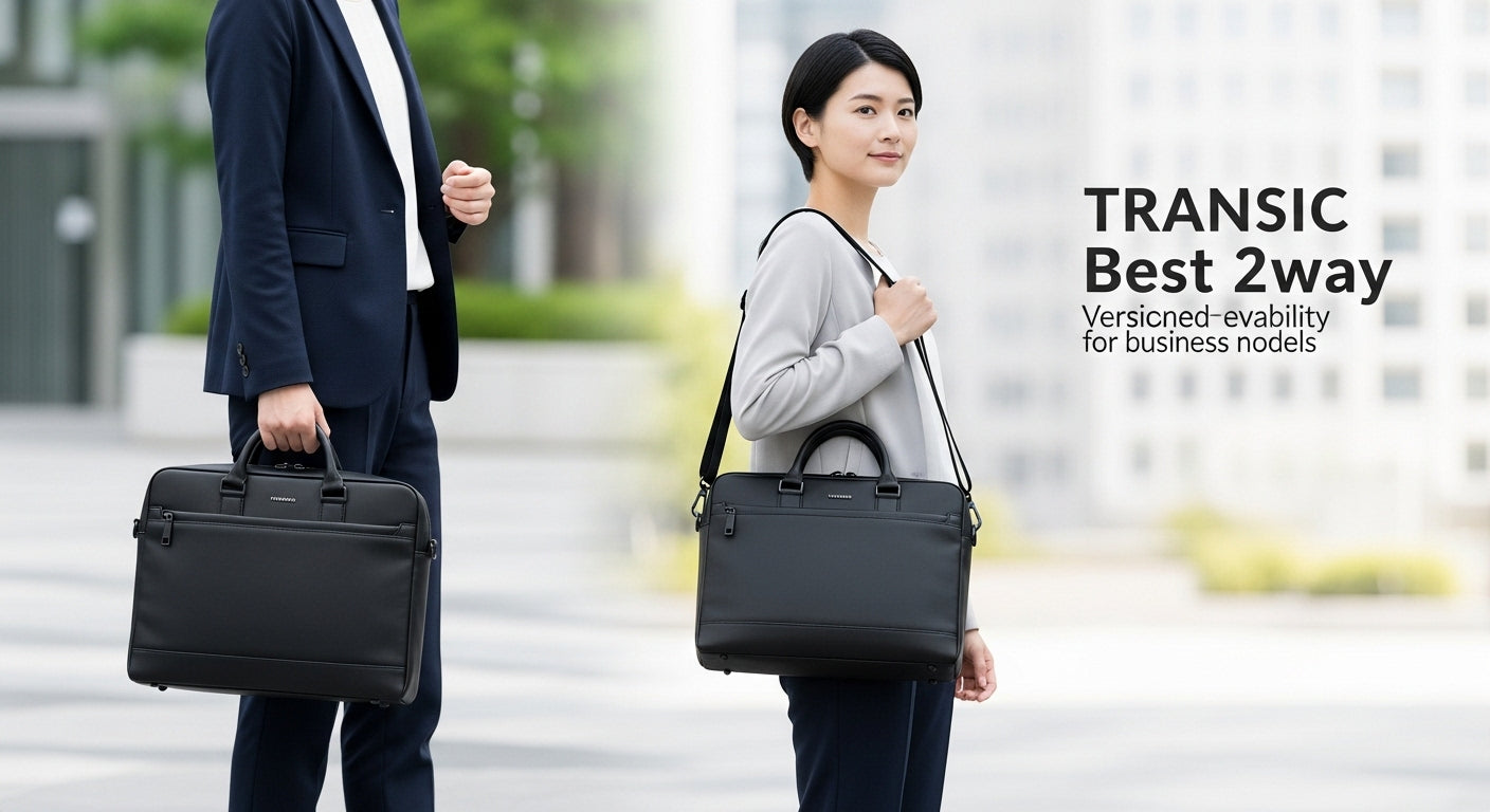 【ビジネスバッグ 2WAY】TRANSICイチ押しモデルの本質的な魅力と進化した使い心地【公式解説】
