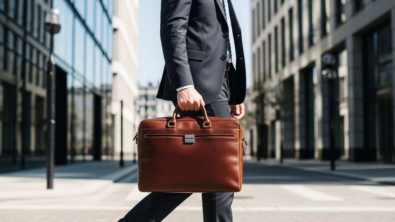 大人の通勤を格上げするTRANSICのレザービジネスバッグ