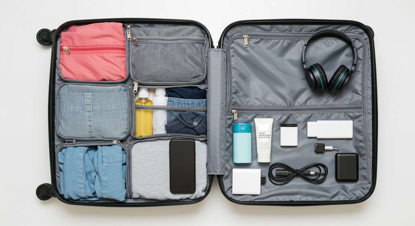 スマートなパッキング術：旅行をもっと快適に