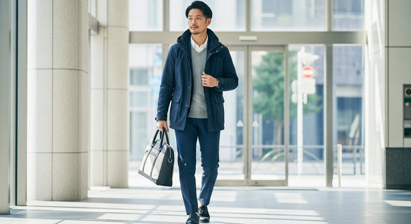 ジャケパンスタイルに合うバッグ｜ビジネスとカジュアルの融合を実現する選び方