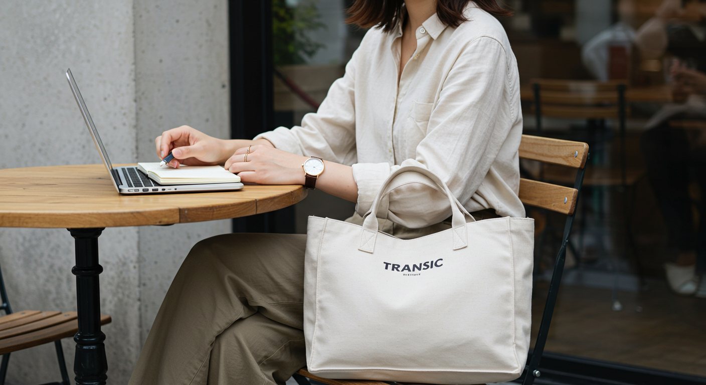 大容量で頼れるトートバッグの活用術：TRANSICが提案する多機能性とスタイル