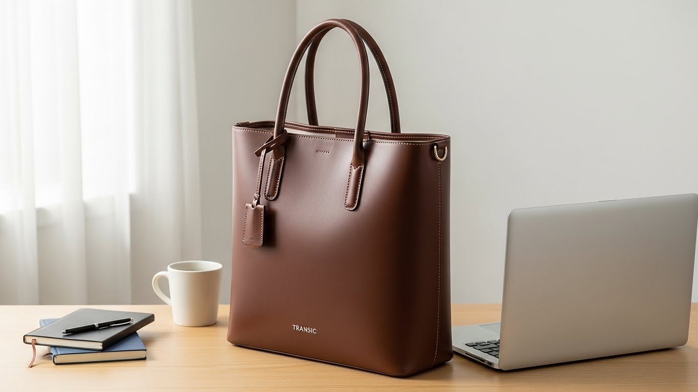 TRANSICのレザートートで「脱リュック」通勤デビュー