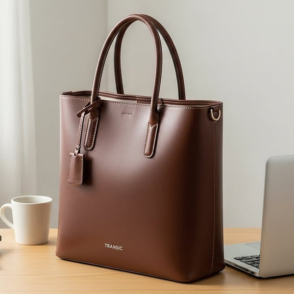 TRANSICのレザートートで「脱リュック」通勤デビュー