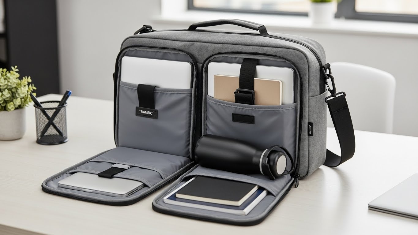 在宅ワークとオフィス勤務をつなぐTRANSICの通勤バッグ