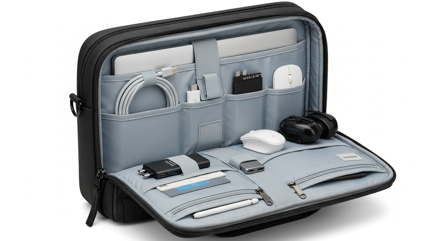 TRANSICのPCブリーフでテレワーク時代の必需品を一つに