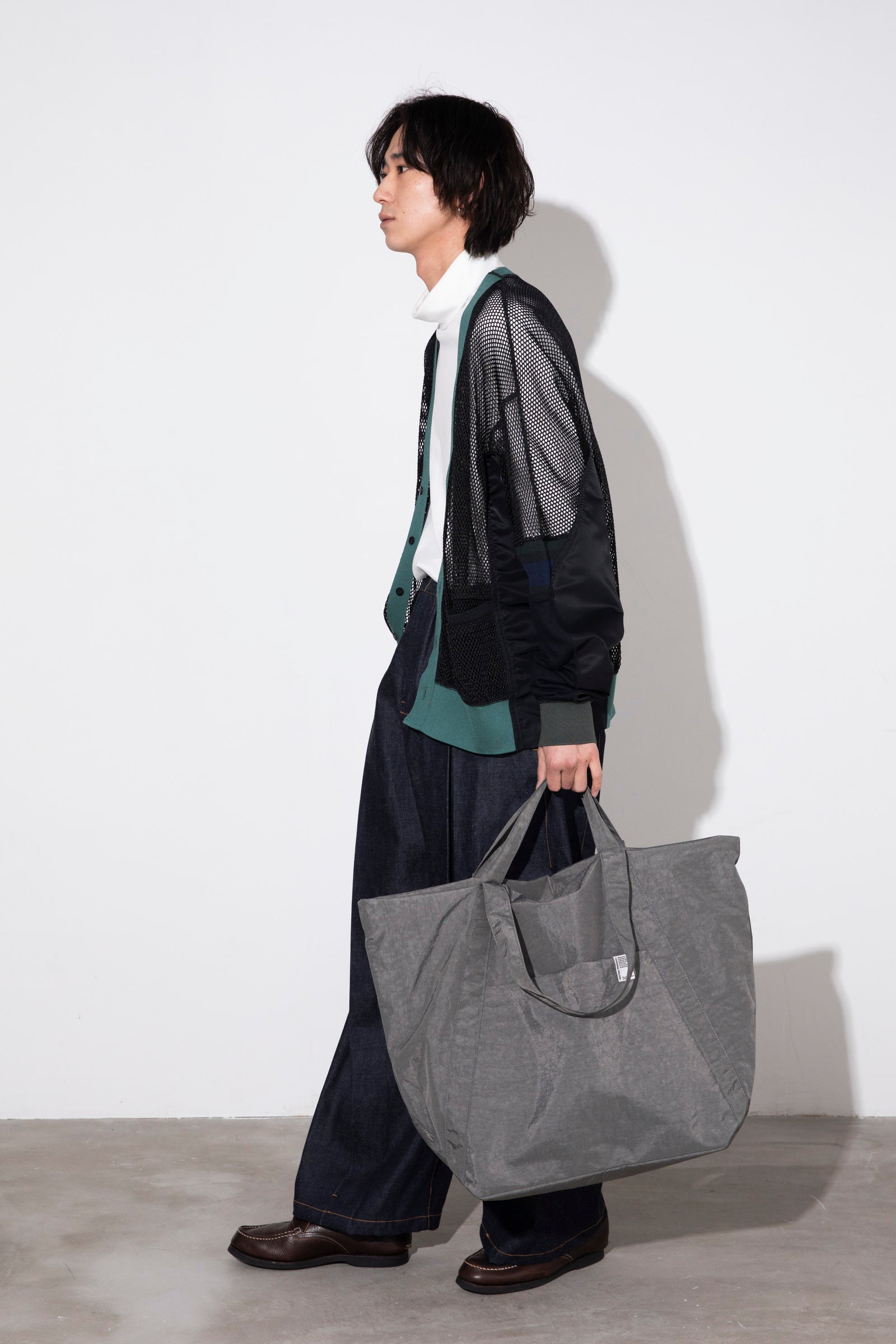 【★HEAD PORTER★】　ブラック トートバッグ　BIGサイズ◎ PORTER × HEAD PORTER トートバッグ ブラック 大容量 メンズ