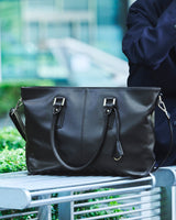 [ BLACK ] 本革 大容量 トートバッグ GA203 | トートバッグ | TRANSIC メンズ ビジネスバッグ