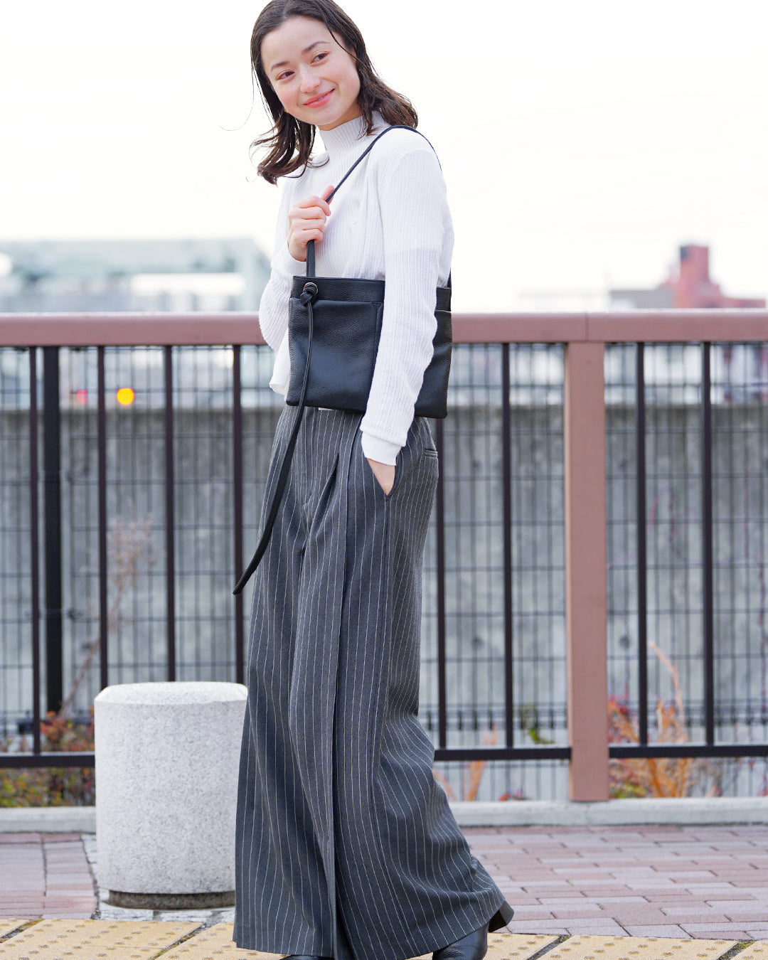 本革 サコッシュ PL1101L | ショルダーバッグ | TRANSIC メンズ ビジネスバッグ