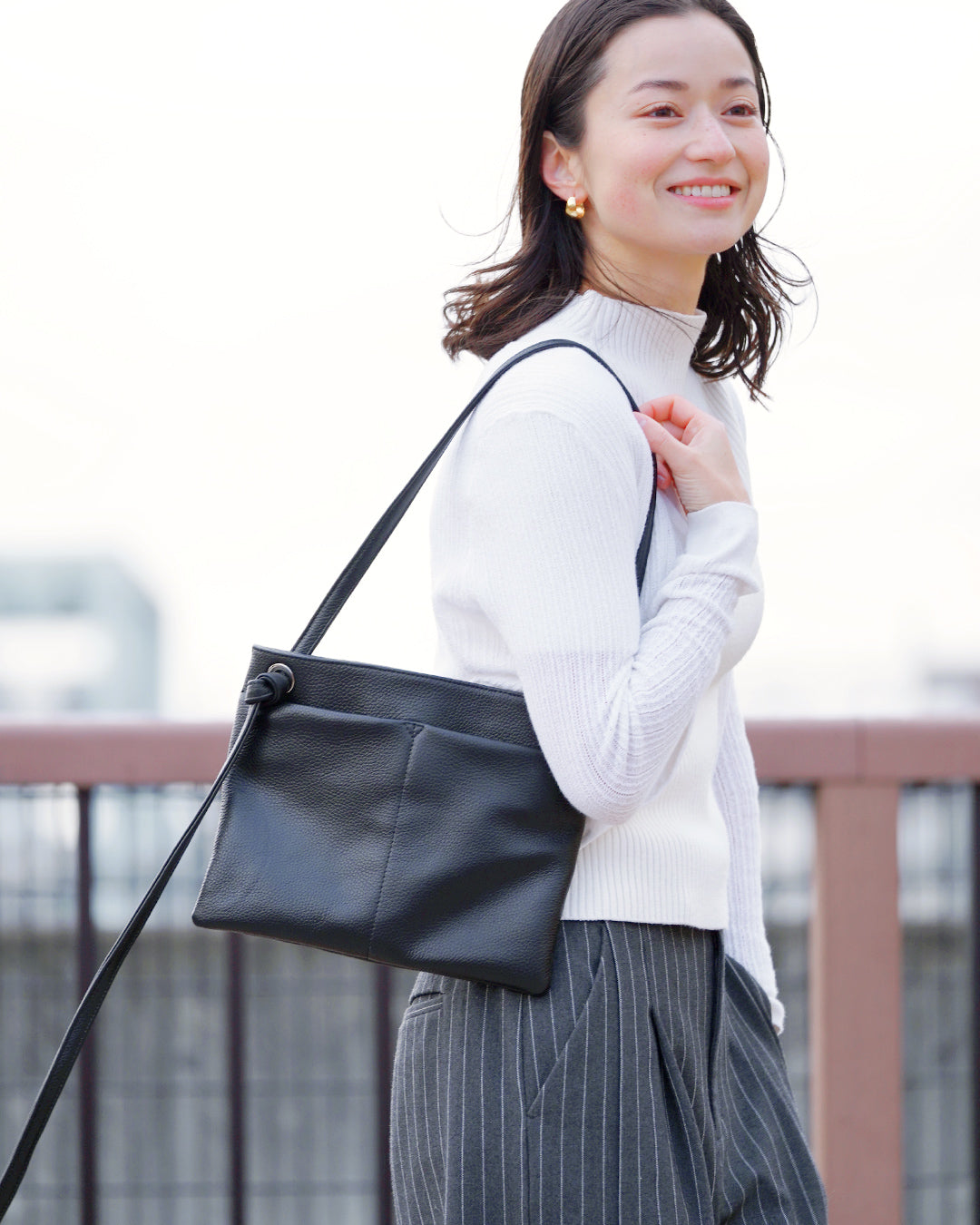 本革 サコッシュ PL1101L | ショルダーバッグ | TRANSIC メンズ ビジネスバッグ