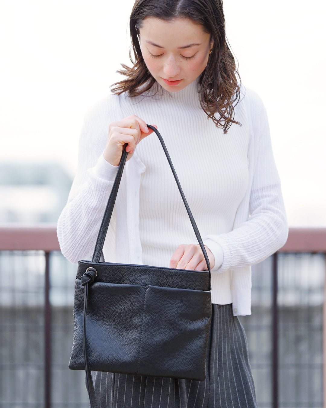 本革 サコッシュ PL1101L | ショルダーバッグ | TRANSIC メンズ ビジネスバッグ