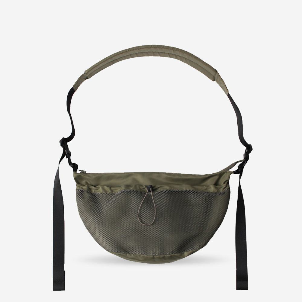 PORTLA メッシュ切り替えミニショルダーバッグ